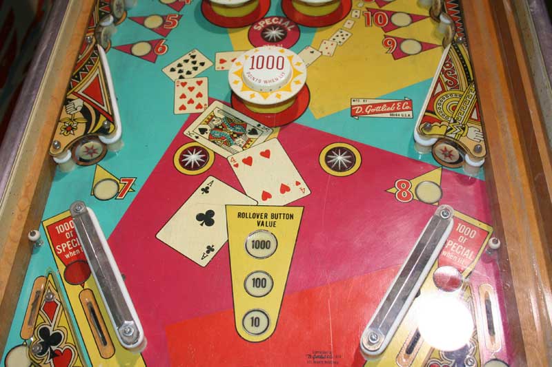 Top Card Pinball By D. Gottlieb & Company - Photo